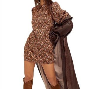 NWT Free People Prairie mini dress Sz 0
